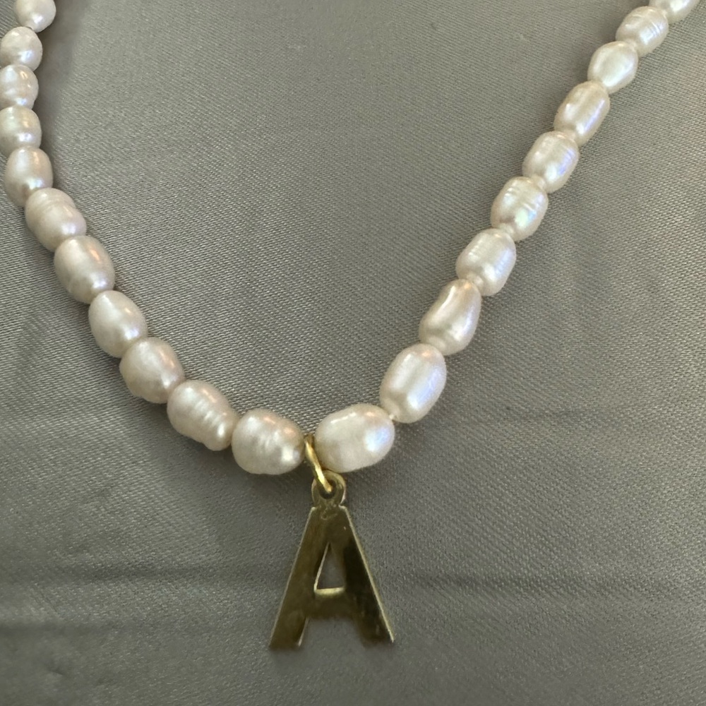 Pearl “A” Necklace